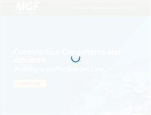Tablet Screenshot of mgfprojectservices.com